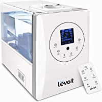 Levoit Humidificador Ultrasónico 6L Bebé de Vapor Caliente y Frío- Difusor de Aroma- 3 Niveles Ajustables- Monitor de…